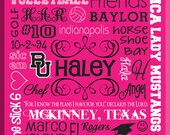 Graduation Gift - Personalized Canvas Sign - 14" x 14" Other sizes and colors available Il_170x135