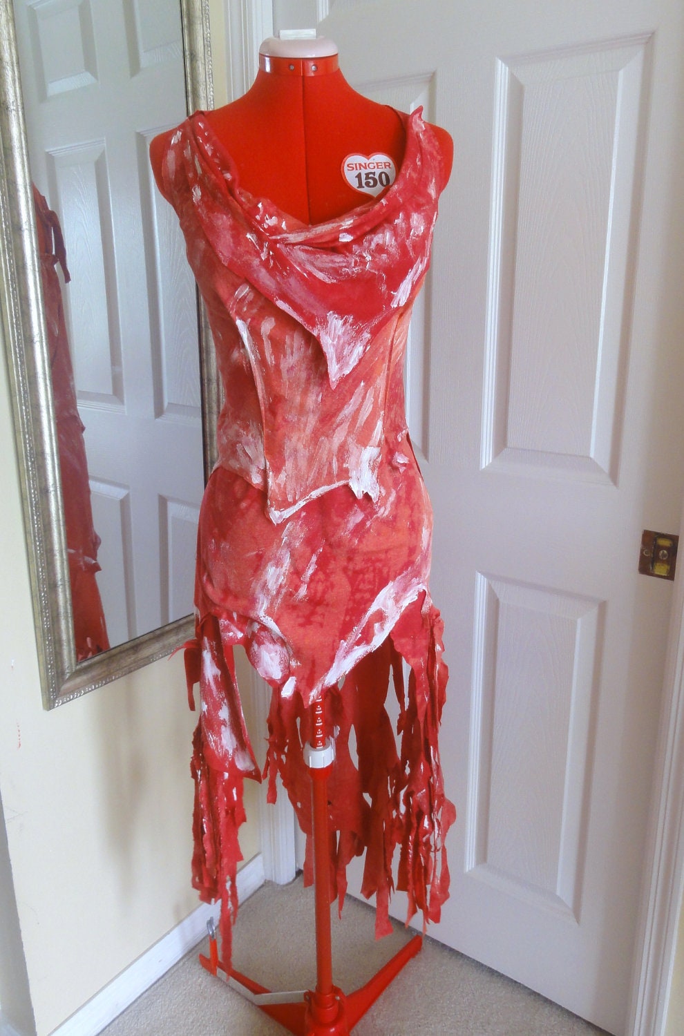 Lady Gaga Meat Dress Halloween Party Costume custom made