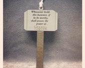 Thor Hammer Quote Ornament