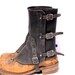 Vintage Steam Punk Leather Spats A