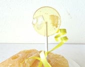 6 Pina Colada Lollipops-Gourmet Artisan Candy-Coconut Pineapple Fruit-Vegan-Made In Hawaii-Hard Candy Suckers-Tropical