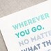 Inspirational Print - 8x10 - Sunshine Quote, Eco Friendly Typographic Wall Art - Color Block Teal, Blue, Yellow