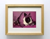 Pink Bunny Princess Print