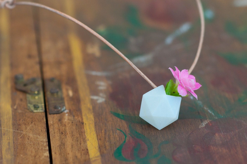 A Miniature Wearable Planter, Icosahedron