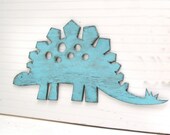Stegosaurus Large Sign Dinosaur Wall Art  Sign Kids Children's Room Decor