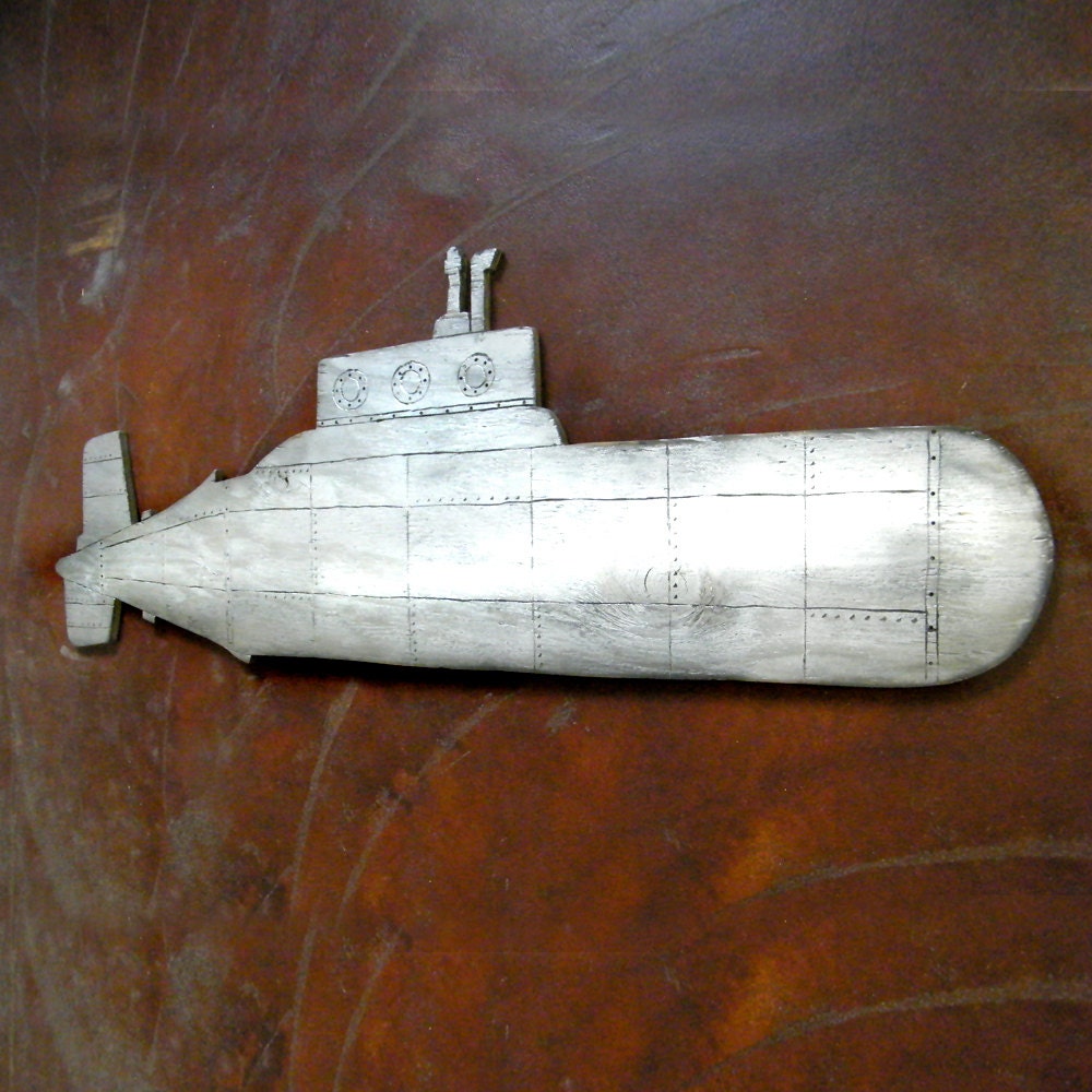 Submarine Wall Art Steampunk Industrial Kids Room Decor