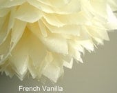 1 Large French Vanilla...Ivory.. Tissue Paper Pom Pom