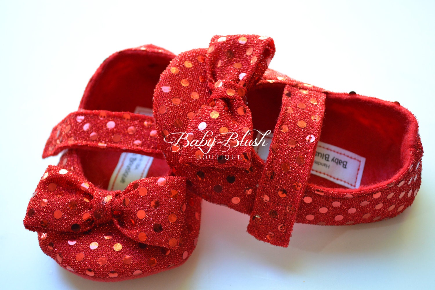 Ruby Slippers Baby Shoes Soft Ballerina Slippers Baby Booties