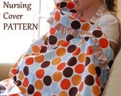 PATTERN for Ruffled Nursing Cover Up Breastfeeding Apron PDF Pattern (summer love)