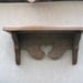 Primitive Wall Shelf with Heart Cutout