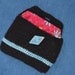 Black Natural Organic Alpaca Stoneware Turquoise Button Cosmetic Pouch Bag Purse Clutch for Nature Lovers