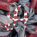 Deco Mesh Houndstooth Alabama Wreath with Hat