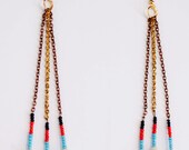 Industrial Indian chain earrings