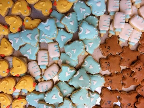 Mini Baby Cookies - Baby Shower  - 2 DOZEN