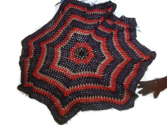 Spider Web Afghan Granny Octagon