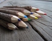 Set of 10 assorted wooden Color Pencils