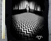 Twin Peaks backpatch BLACK LODGE punk laura palmer dale cooper