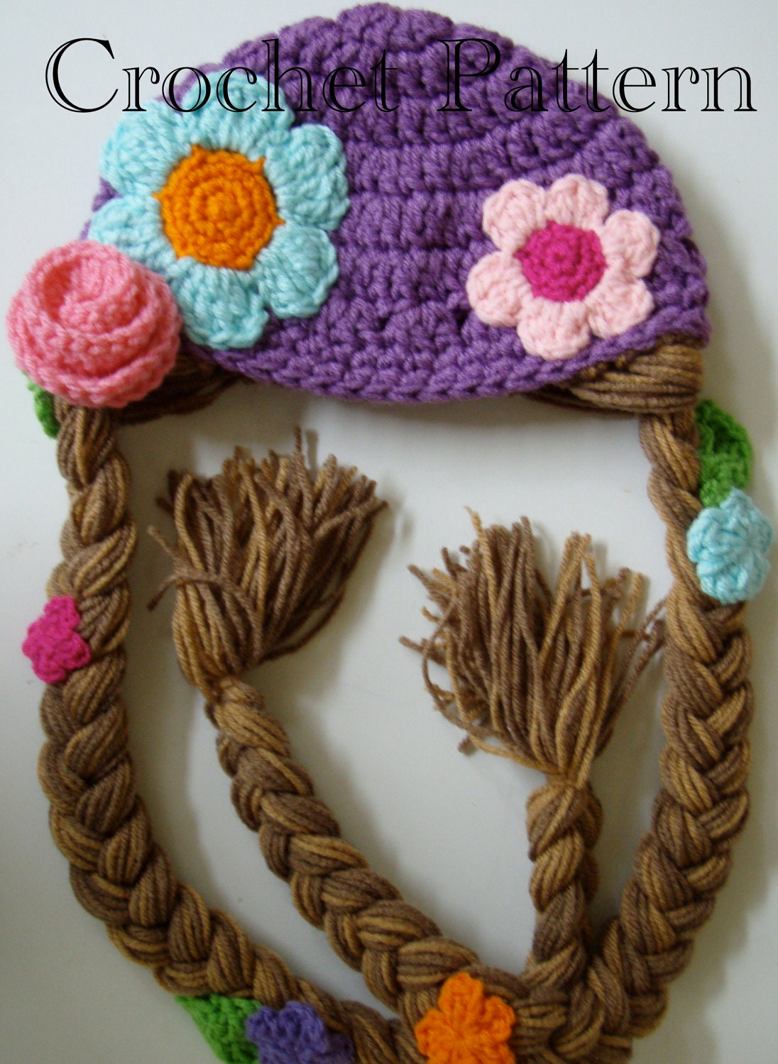 Rapunzel Hat Crochet Pattern PDF
