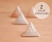 Memorial Day Sale - Mini Desert Dune Stud Earrings - 2 Color Choices - Hypoallergenic Surgical Stainless Steel Post Earrings