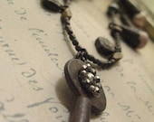 Dalliance: antique keys necklace,Tibetan beads, Unique Jewelry, Eco Friendly, artisan, handcrafted jewelry, handmade jewellery, Tribal Gypsy
