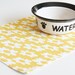 Pet-Mat - yellow with white flowers: small size