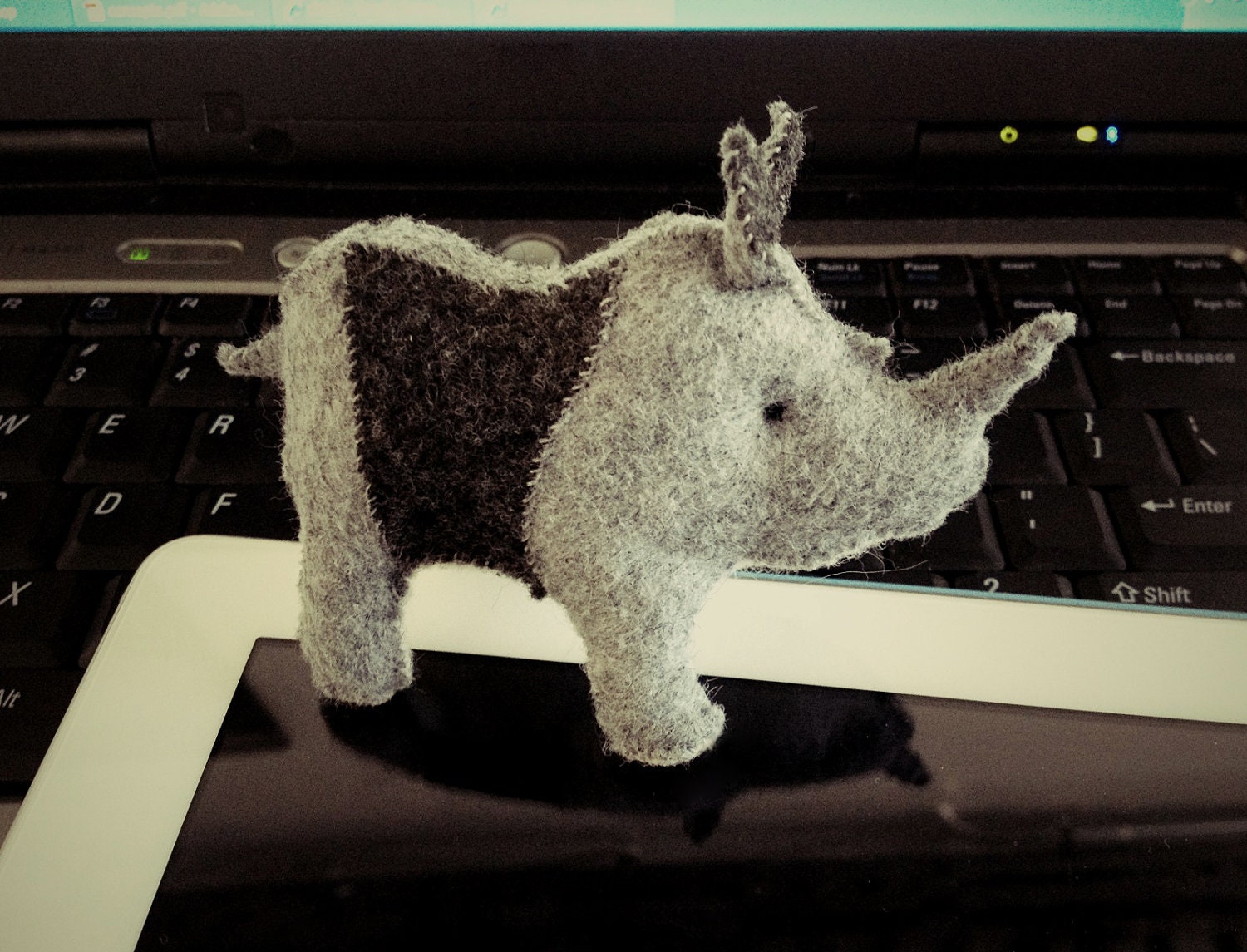 Felt rhino