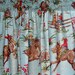 Valance Cotton 40 x 14  Vintage Look WESTERN COWBOY Print Window Valance Curtain