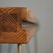 Side Table: Reclaimed Oak From Train Cars (48" x 12" x 30")