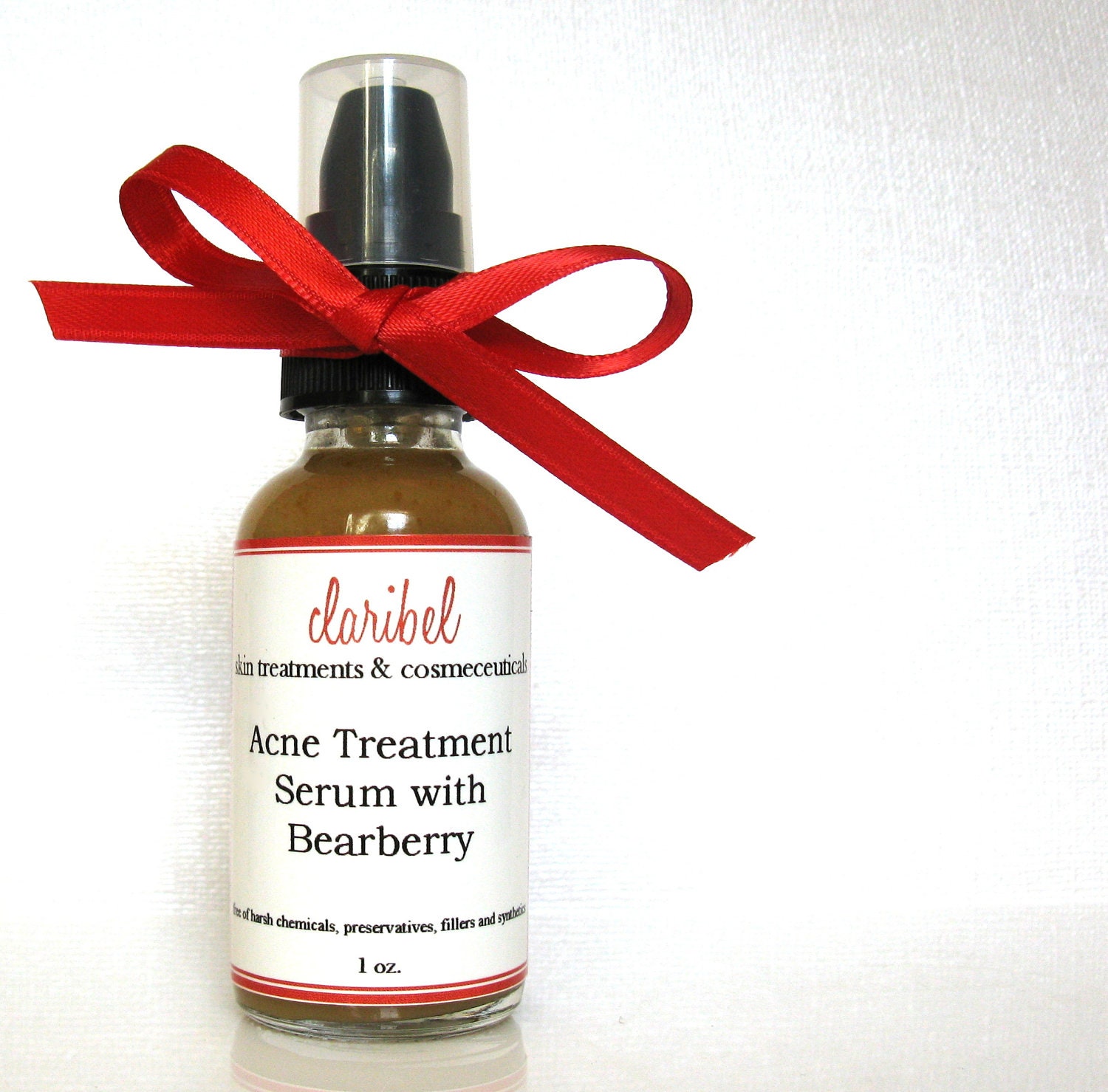 Acne Treatment Serum with Bearberry - Sea Kelp, Copper Peptide, DMAE, Alpha Lipoic Acid, Green Tea Caffeine, Centella Asiatica