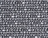 Half Yard Scribbles in Black, Happy Drawing by Ed Emberley, 100% Organic Cotton, Cloud9 Fabrics