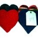 Pocket Hand Warmers Cashmere RED HEARTS