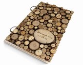 Wedding Guestbook --- I Wood Coins, personalized for your Rustic Wedding, Fall Wedding, Christmas Wedding , from Naturally Aspen