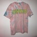 nirvana tie dye glow in the dark slime t shirt M