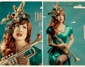 AUBURN SCREEN SIREN Couture Costume Wig designed by Traci Hines