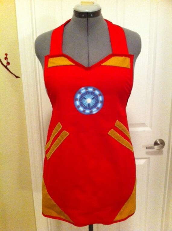 Iron Man inspired apron
