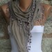 Beige - Shawl Scarf - Cowl