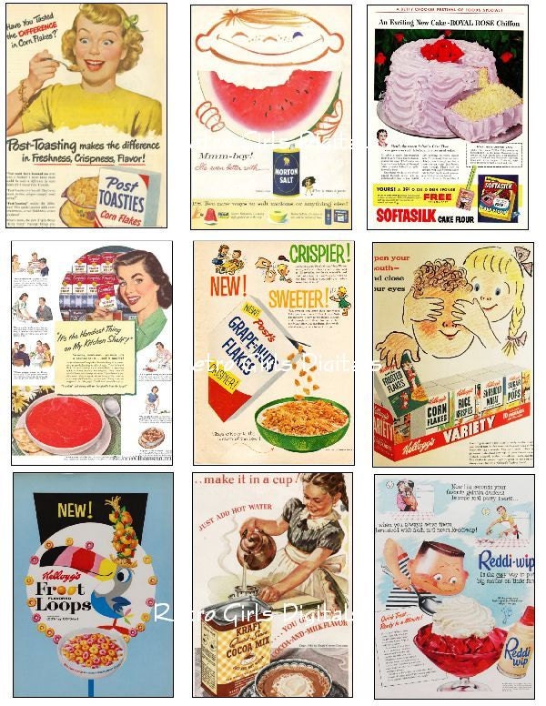 vintage food advertisements