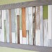 Modern Wood Sculpture Wall Art rustic farmhouse  12" x 22"