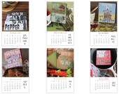 2013  Desk Calendar, MIni, Photography Art Calendar-The Food of Love- 4 x 6, Gift (Jan To Dec)