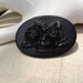 Victorian Mourning Brooch with a basket of roses