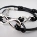 Black Leather Infinity Bracelet for Him and Her