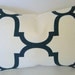 Windsor Smith for Kravet / RIAD - LINEN Pillow Cover / 12" x 18" / INDIGO / Decorative Pillow / Designer Fabric