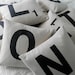 Any Letter Monogrammed Pillow Cover - PILLOW COVERS ONLY