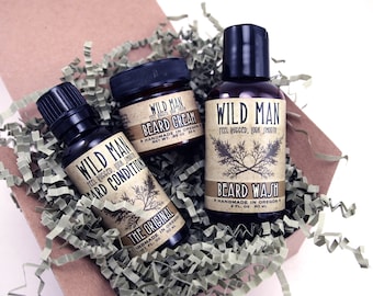 Man Gift Basket Beard Conditioner Wash Cream Wild Man