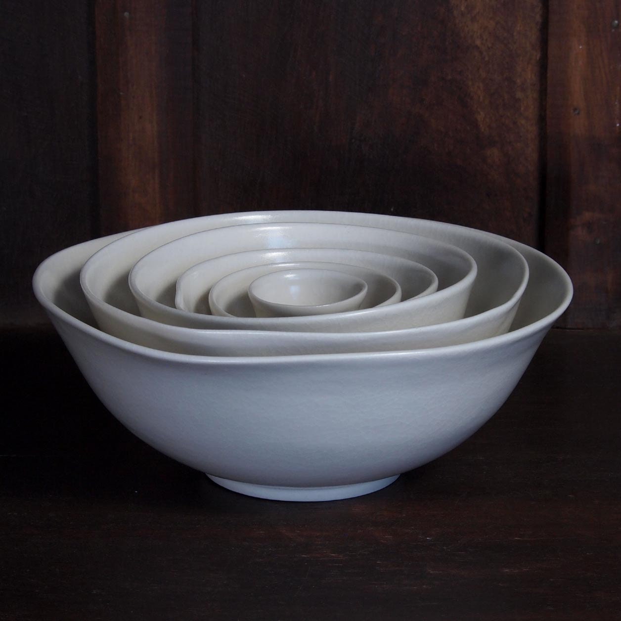 Nesting Bowls in off White
