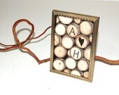 Rustic Cake Topper, Vintage Frame, Keepsake, 5th Anniversary, Personalized Wedding, Shabby Chic