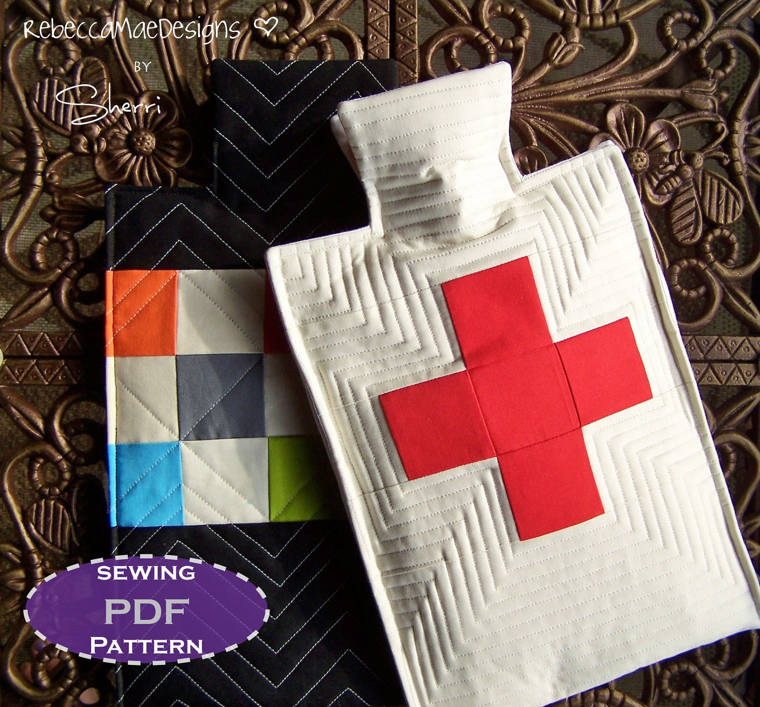 SEWING PATTERN PDF Hot Water Bottle Cover