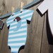 ONESIES Boy Baby Shower Banner in Blue Brown White - Customize Your Way
