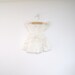1950's White Chiffon Pinafore