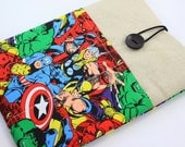 Laptop Case, 13" MacBook Case, 13" MacBook Air Case, 13" MacBook Pro Case, PADDED, with 2 pockets - The Avengers